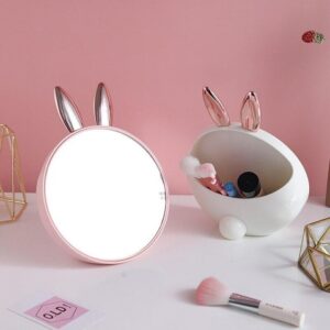 Bunny Mirror With Back Organizer