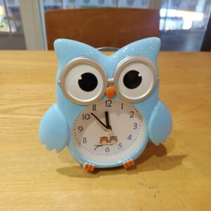 Metallic OWL Alarm Clock