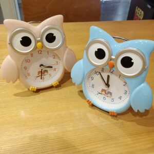 Metallic OWL Alarm Clock