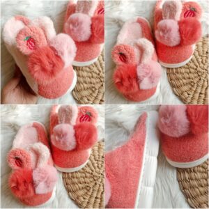 Bunny Strawberry Slippers